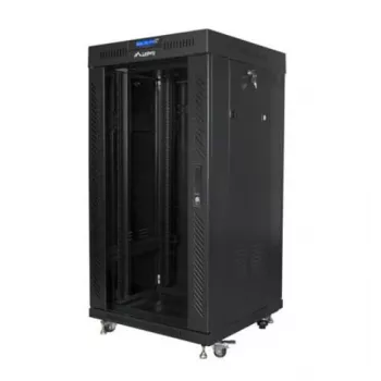 Rack skapis 19 collu 22U 600x600 mm melns LANBERG FF01-6622-12BL