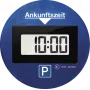 Elektroniskā stāvēšanas diska Needit Park Lite One zilā krāsā, ABS/PMMA, CR‑2450 3V, 100×100×18 mm