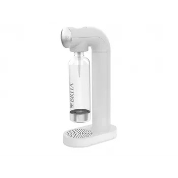 BRITA sodaONE gāzēta ūdens aparāts ar 1 l PET pudeli un CO2 balonu, līdz 60 l vienam balonam, balts