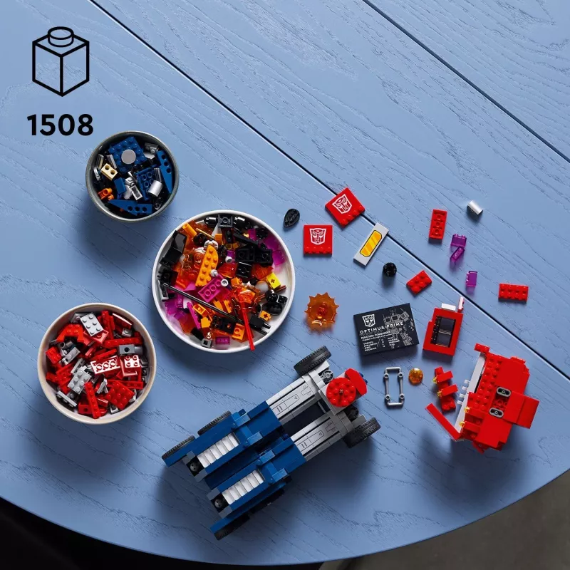 LEGO® 10302 Icons Optimus Prime, Transformers Robot Model Set