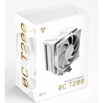 MODECOM Volcano 0C T200 procesora gaisa dzesētājs 12 cm balts