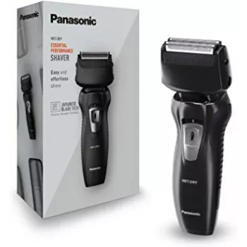 Folijnieks Panasonic ES-RW31 — 2-asmeņu akumulatora folijnieks, slapjai un sausai skūšanai, melns, 30 min darbības laiks