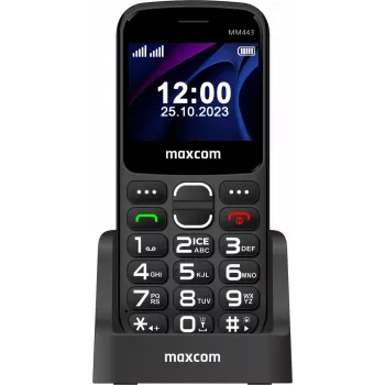 Maxcom Comfort MM443 S ar lādētāju melns