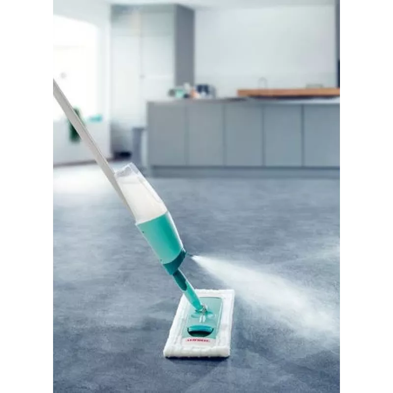 Leifheit Easy Spray XL mops Microfibre Dry&wet Mikrošķiedra Zaļš, Balts