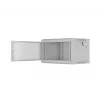 Lanberg sienas skapis 19 inch 6U 600x450 mm, pelēks, perforētas durvis