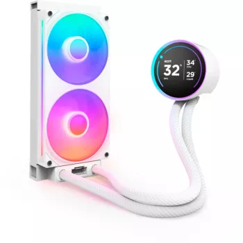 Nzxt RL-KR24E-W2 šķidruma dzesēšanas komplekts balts
