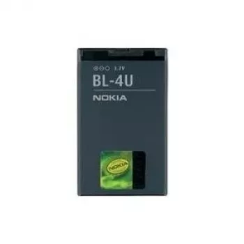 Nokia BL-4U mobilā telefona akumulators Li-Ion 1000 mAh saderīgs ar Nokia 301, 3120, 500, 515, 5250, 5330, 5530, 66