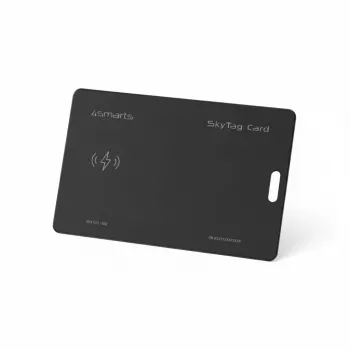 4smarts SkyTag Card Duos ReCharge atrašanās vietas izsekotājs, melns