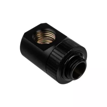 Adaptera savienotājs EK Water Blocks Melns 28mm Augstums 2.3cm Diametrs