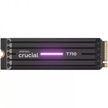 SSD CRUCIAL T710 4 TB M.2 PCIe 5.0 NVMe — 4000 GB, Lasīšana 14500 MB/s, Rakstīšana 13800 MB/s