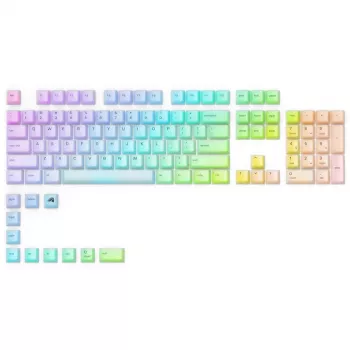 Mehānisko taustiņu komplekts Triton Glorious Polychroma RGB — 115 taustiņi, profilēts profils