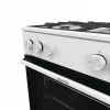 Brīvi stāvoša gāzes plīts Gorenje GG6A10WFFM, balta, 4 degļu virsma, 72 L gāzes cepeškrāsns, rotējošas priekšējās vadības