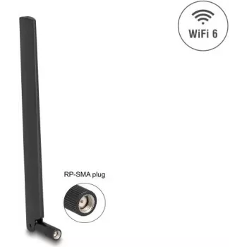 Omnivirziena antena DeLOCK 90677 6 dBi RP-SMA 2.4-5.875 GHz