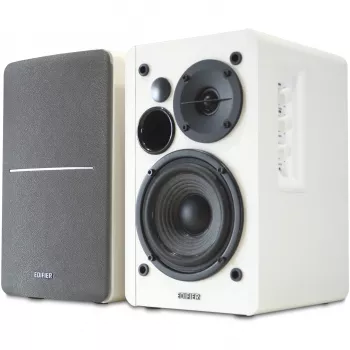 Edifier aktīvie skaļruņi Studio R1280T 2.0 balts/sudrabs mazumtirdzniecība