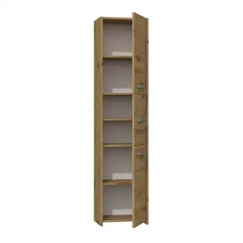 Topeshop S43 ARTISAN vannas istabas uzglabāšanas skapis Ozols