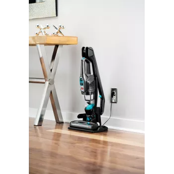 Bissell MultiReach Essential 2-in-1 sloteniskais putekļsūcējs ar akumulatoru, bezmaisu, 0.45 L, 100 W, melns, titāns