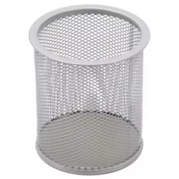 Penālis Forpus, apaļš, sudraba, tukšs perforēts metāls 1005-009