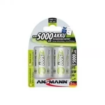 Ansmann Blister 2 x Akumulators NiMH Mono/D 5000 mAh