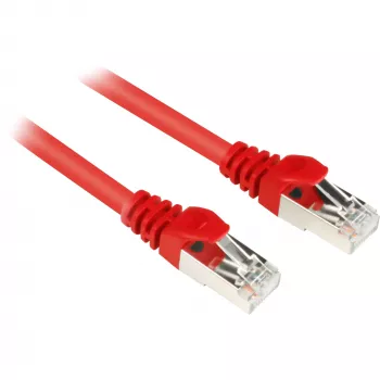 Patch kabelis RJ45 Spraudnis > RJ45 Spraudnis CAT.6 S/FTP (Sarkans, 1,5 Metri)