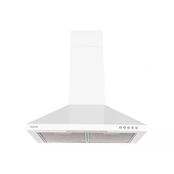 Tvaika nosūcējs MAAN VELA 2 50, 496 mm, alumīnija tauku filtrs, 315 m³/h, 3 ātrumi, 50–58 dB, balts