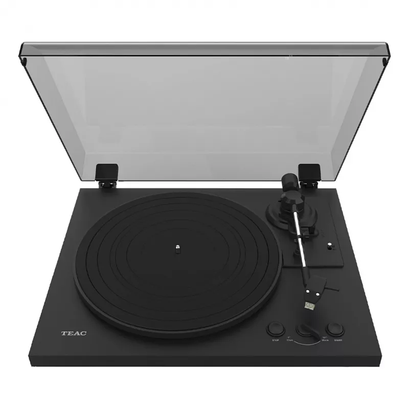 Belt-draivas audio atskaņotājs TEAC TN-175-B Melns