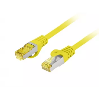 Tīkla kabelis Lanberg PCF6A-10CU-0025-Y RJ-45 Cat6a 0,25 m Dzeltens