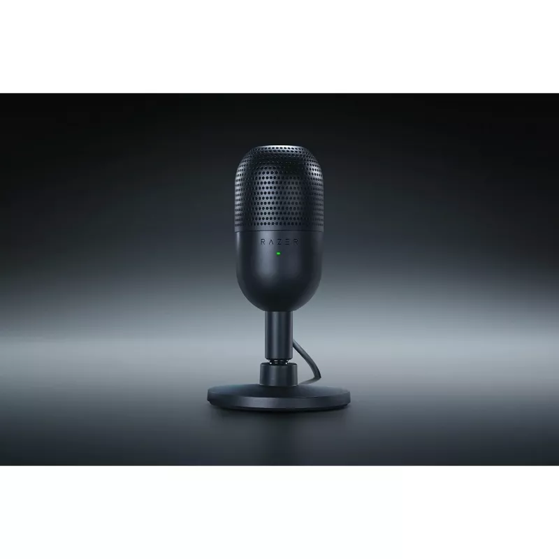 Galda mikrofons Razer Seiren V3 Mini, USB-C, superkardioīds, 20–20000 Hz, 96 kHz, 24-bit, melns