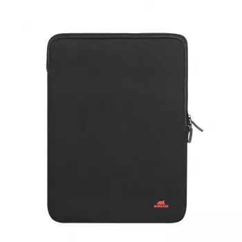 RIVACASE Antishock 5221 MacBook 13 maciņš, vertikāls, melns, divi rāvējslēdzēji