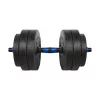 REBEL ACTIVE Regulējama bitumena hantele ar savienotāju 1x20kg
