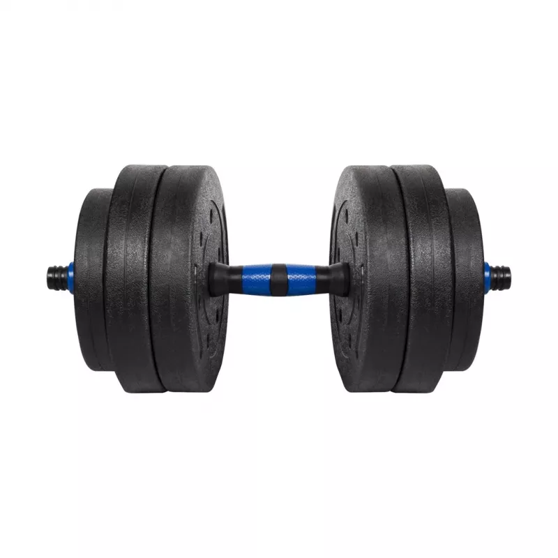 REBEL ACTIVE Regulējama bitumena hantele ar savienotāju 1x20kg