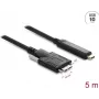 DELOCK USB kabelis USB C uz Micro-USB B 5 m USB 2.0 Melns