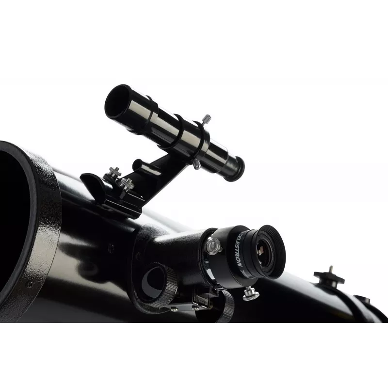Celestron PowerSeeker 114EQ Refraktora teleskops 45x Melns