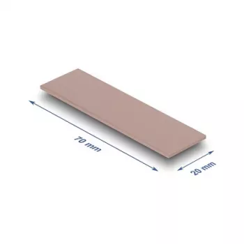 Termopalikts DeLOCK 18480 3 W/m·K Rozā 20x70x1.75 mm
