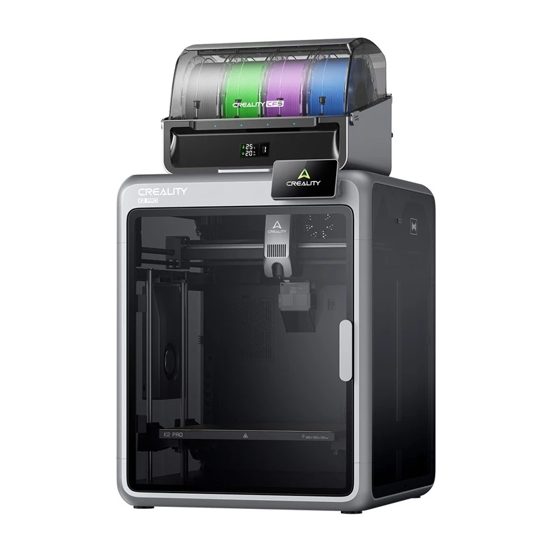3D printeris Creality K2 Pro Combo — Darba laukums 300×300×400 mm, dubultā ekstrūderis