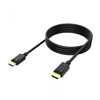 Akasa 16K DisplayPort kabelis - 2m Melns (AK-CBDP27-20BK)