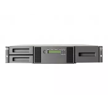 Hewlett Packard Enterprise HPE StorageWorks MSL2024 - Lentu bibliotēka - LTO Ultrium - maksimālais diskdziņu skaits: 2 - Rack - stiprināms statīvā - 2U - svītrkodu lasītājs - ProLiant DL120