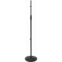 Mikrofona statīvs Omnitronic regulējams augstums 85–157 cm, statīva pamatne, modelis 6000580P