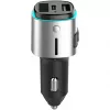 FM raidītājs 4smarts 456201 Cigar Lighters Melns Sudrabs AM FM Bluetooth