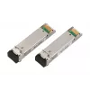 Extralink SFP WDM modulis 1.25G, 1.25Gbps, 1310/1550nm, vienmoda, 20km, LC, DOM, pāris, saderīgs ar HP/Aruba