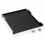 Triton 19 collu zema profila plaukts 1U 450mm 40.0kg Melns