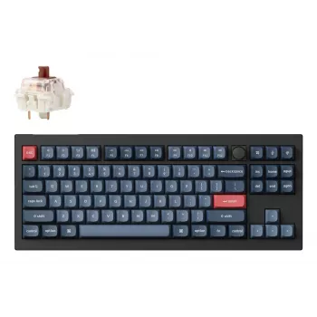 Bezvadu tastatūra Keychron V3 Max RGB/CARBON Black V3M-D3