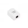 LANBERG OU6-0001-W pieslēguma kārba RJ-45, Cat6, balta