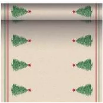 PAPSTAR galda celiņš Ziemassvētku eglīte ar Zvaigzni 89780 Daudzkrāsains 40,0 cm x 3,0 m