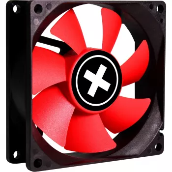 XILENCE XF040 80mm PWM korpusa ventilators - sarkans