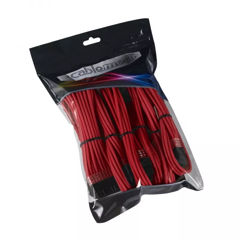 CableMod ModMesh kabeļa pagarinājumu komplekts CM-PCAB-BKIT-NKR-3PC-R