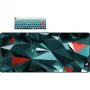 Sharkoon SKILLER SGK50 S3 Design Bundle D1 pelēkzaļš-sarkans — vadu spēļu tastatūra, kompakts izkārtojums