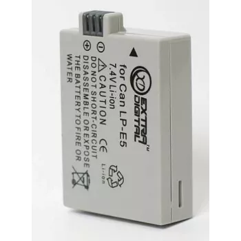 Papildu akumulators extra digital LP-E5 7.2V 1800mAh Canon kamerām