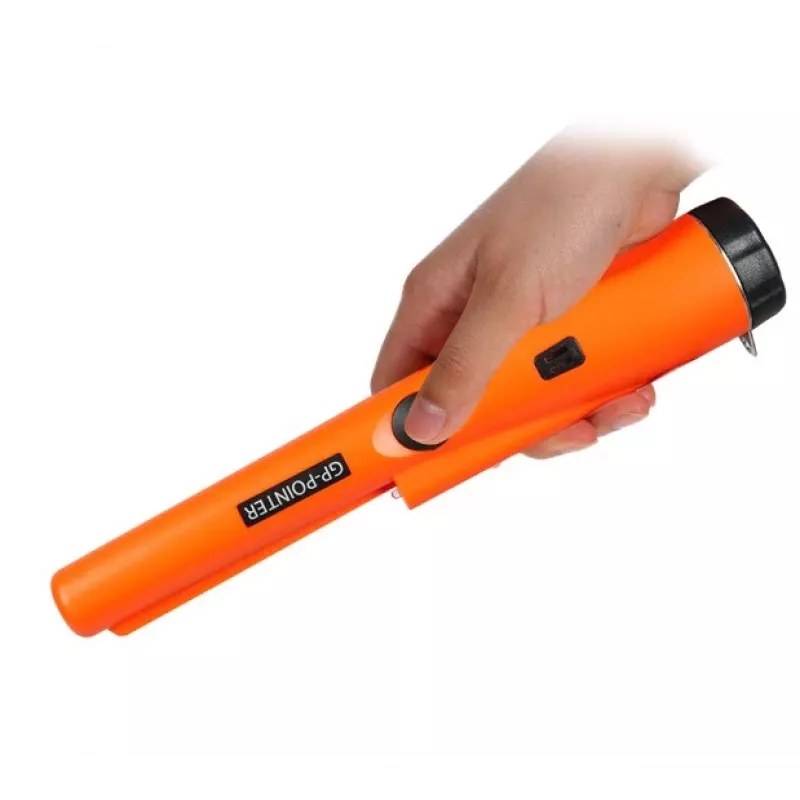 Roku metāla detektors Extralink GP-Pointer SA-980 oranžs — precīzs zondes meklētājs mazu metāla priekšmetu noteikšanai