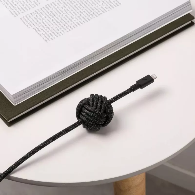 USB-A uz Lightning kabelis Native Union Night Cable — 3 m, Dzeltens