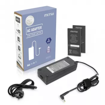 AC Adapter MITSU 19V 7.1A 135W klēpjdatoriem un saderīgām ierīcēm